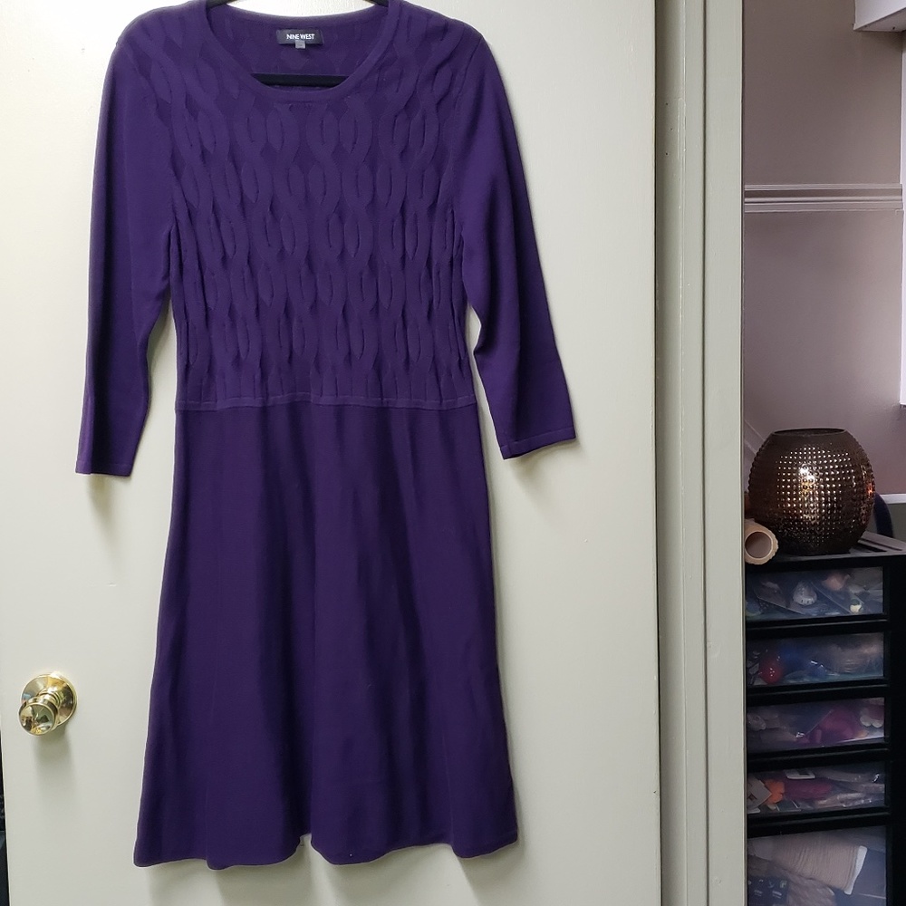 Womens Mid Length Knit Dress Size XL
